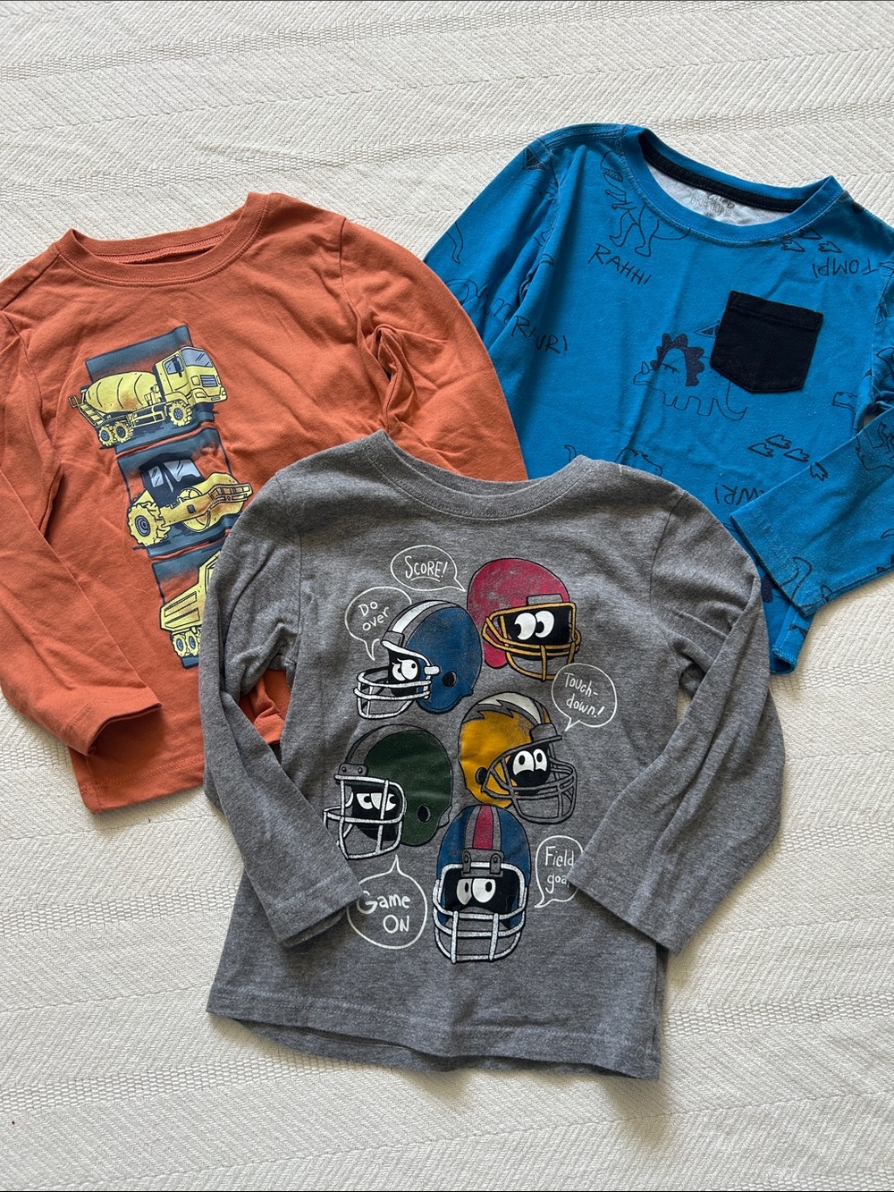 Kids Long-Sleeve graphic tee bundle